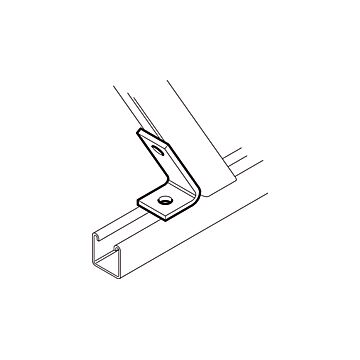 Bevestigingshoek scherp 45gr RVS316-LEGRAND