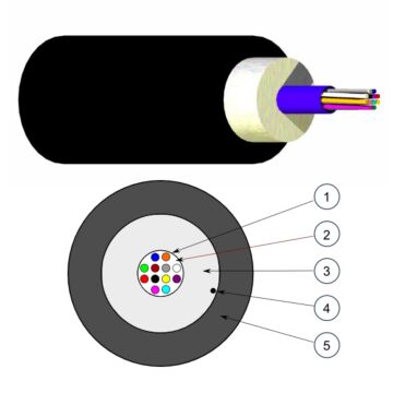 MB UNIV 9/125  12V DCA ZWART-AGINODE