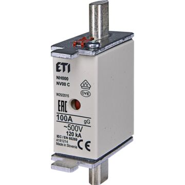 MESPATROON DIN 000 100A GL/GG 500V-ETI