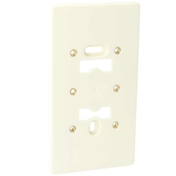MONTAGEPLAAT 2 EENHEDEN 6BUS M4 1385 CREME-ATTEMA