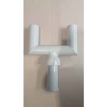 Opzetstuk 2-voudig op mast RAL7032-VIALIS