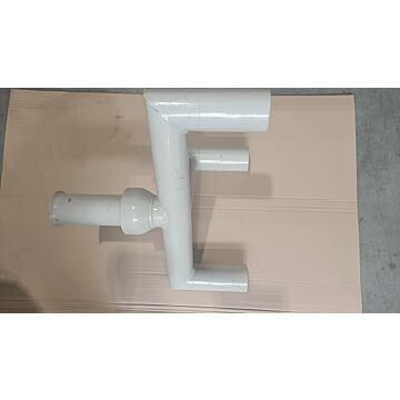 Opzetstuk 3-voudig op mast H/H 50 cm RAL7032-VIALIS
