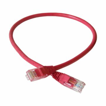 PATCHKABEL C5E  0,5 U/UTP ROOD/ROOD PVC-GRAYLE