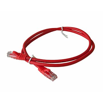 PATCHKABEL C5E  1,0 U/UTP ROOD/ROOD PVC-GRAYLE