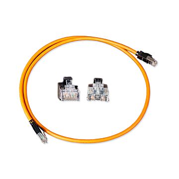PATCHKABEL C7A  1,0 S/FTP ORANJE/ZWART RJ45-GG45-AGINODE