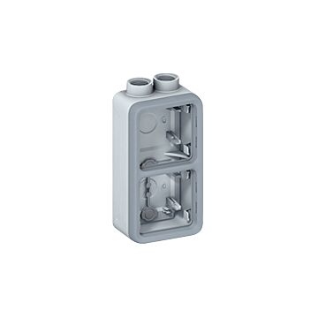 Plexo IP55 2v leeg vert. 2xPG16-LEGRAND