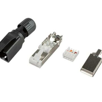 PLUG RJ45 C6A SHIELDED FIELD TERMINABLE IP20-AGINODE