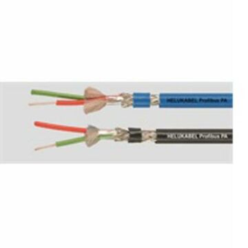PROFIBUSKABEL 1X2X1,0/2,55 PA ZWART-