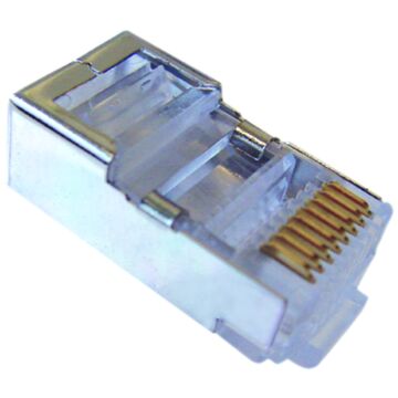 PLUG RJ45 8P/8C ROND MASSIEF (VE=25)-KLEMKO