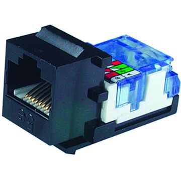 JACK C5E UTP ZWART FEMALE ZELFSN (VE=5)-KLEMKO