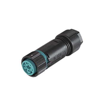 RST16I5 FEMALE CONNECTOR 5-POLIG  TURQUOISE-WIELAND