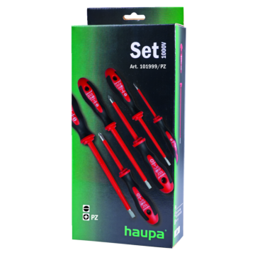 SCHROEVENDR.SET 6-DEL.1000V.POZIDR.-HAUPA