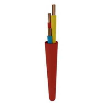 SIGNAALKABEL  2X1 ROOD B2CA-TKF