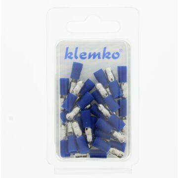 GEÏS. RONDSTEKER 5MM BLAUW 1,5-2,5 (VE=25)-KLEMKO