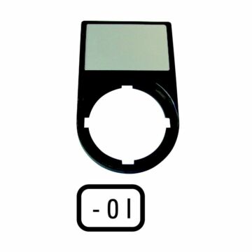 TEKSTPLAAT M22S-ST-X88  0-1-EATON