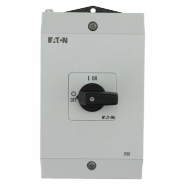 WERKSCHAKELAAR IN KAST 3P 40A OPBOUW P1-40/I2-EATON