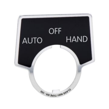 001K ETIKET DRUKKNOP Ø30MM MARKERING AUTO-OFF-HAN-SCHNEIDER