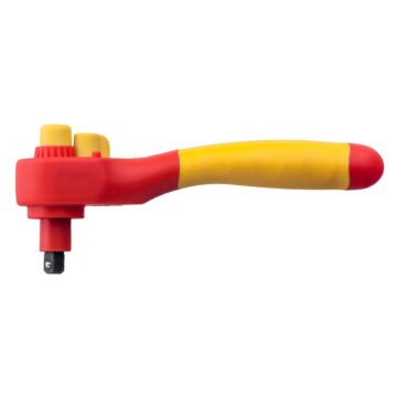 1/4" Omsch.Ratelsleutel voor dopsleutels VDE 1000-WIHA