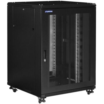 18U Patchkast Prestaq D1000*B800, gevent deuren-GRAYLE