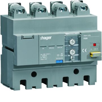 Aardlek Elem P250 4P 100 A Idn 30 Ma Tot 6 A Alarm-HAGER