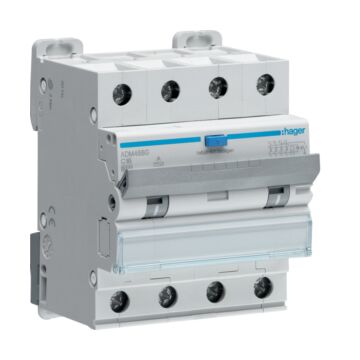 AARDLEKAUTOMAAT C16A/30MA 4P 6KA ADM466G-HAGER