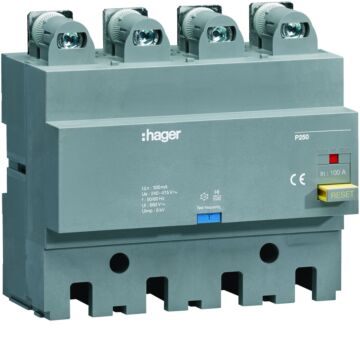 Aardlekelement P250 4P 100 A Idn 300 Ma-HAGER