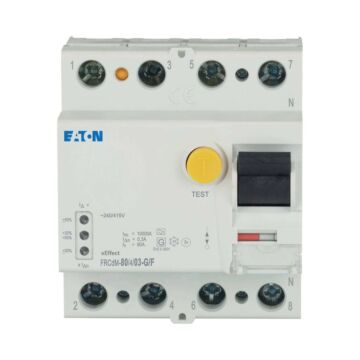 Aardlekschak. digitaal (RCCB) FRCDM, 80A, 4P, 300mA, Fe-EATON