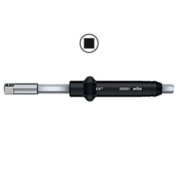 Adapter Dwarsgr. Momentschr. TorqueTplus 1/4"-WIHA