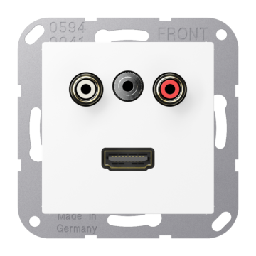 Afdekking A500 matwit v. Audio/Jack/HDMI-JUNG