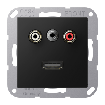 Afdekking A500 matzw. v. Audio/Jack/HDMI-JUNG