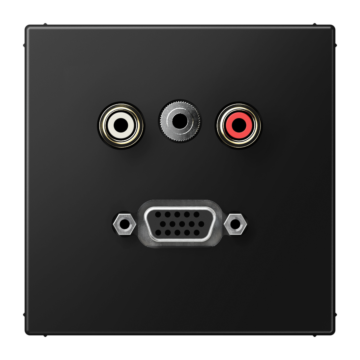 Afdekking A500 matzw voor Audio/Jack/VGA-JUNG