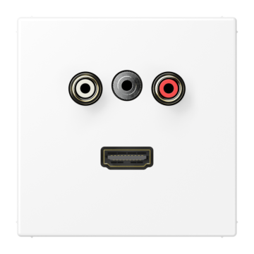 Afdekking LS990 matwit v.Audio/Jack/HDMI-JUNG