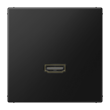Afdekking LS990 matzwart voor 1xHDMI-JUNG