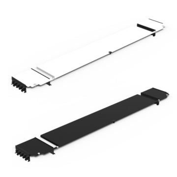 AFDEKPLAAT BODEM-TOP B600XD150-19" WIT-MINKELS