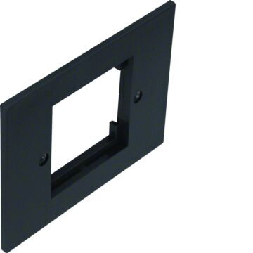 Afdekplaat Voor 1X 50X50 Mm Element In Gbz, Zwart-HAGER