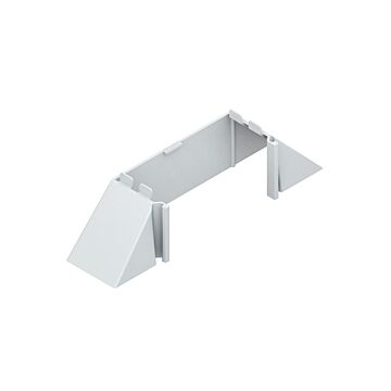AFTAKSTUK KABELKOKER WIT Z6090.3 B60XH40MM RAL9010-NIEDAX