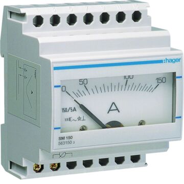 Ampèremeter Analoog 0 - 150 A-HAGER