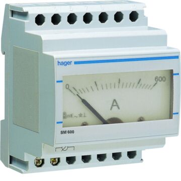 Amperemeter Analoog 0 - 600 A-HAGER