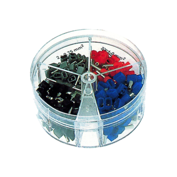 ASSORTIMENT ADERDHULS 0,75-2,5MM2 TWIN DIN-HAUPA