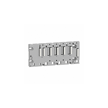 BACKPLANE 4 MODULES PANEEL-, PLAAT-, OF DINRAIL-SCHNEIDER