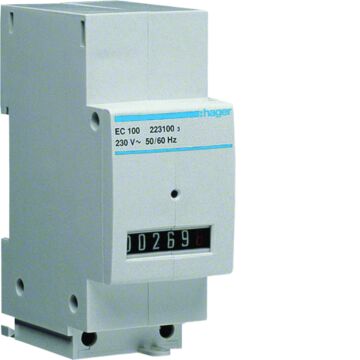 Bedrijfsurenteller 230 V-HAGER