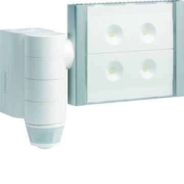 Bewegingsmelder Opbouw Ip55 Led-Schijnwerper Wit-HAGER