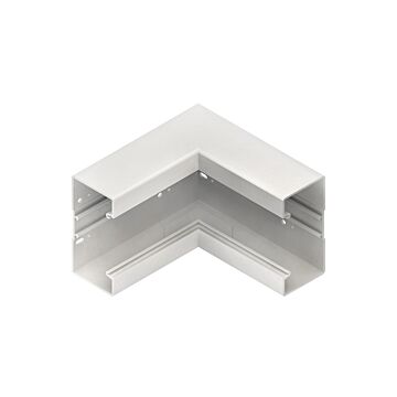 BINNENHOEK WANDGOOT BI1308.3 RAL9010 PVC-NIEDAX