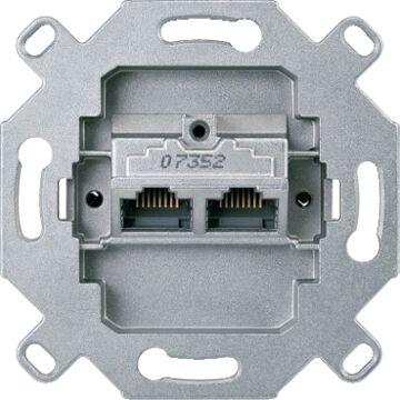 BINNENWERK 2 x RJ45 CAT 6 SHIELDED-MERTEN
