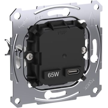 BINNENWERK ENKELE USB-POORT C 65W-MERTEN