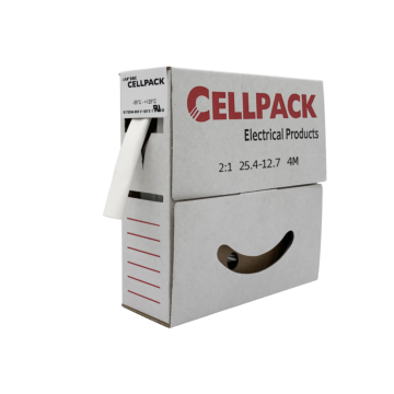BOX KRIMPKOUS SB 25.4-12.7 4M WIT-CELLPACK