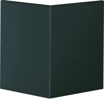 Br65 Deksel Buitenhoek 80 Mm, Pvc, Zwart-HAGER