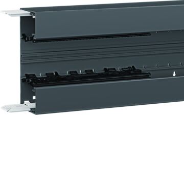 Brn65 Bodemprofiel 68X170 Mm Pvc, 2 M, Zwart-HAGER