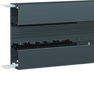 Brn65 Bodemprofiel 68X210 Mm Pvc, 2 M, Zwart-HAGER
