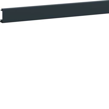 Brn65 Zijdeksel Goot 65X170 Mm Pvc, 2 M, Zwart-HAGER
